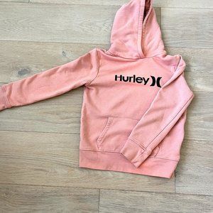 Girls Hurley pink hoodie